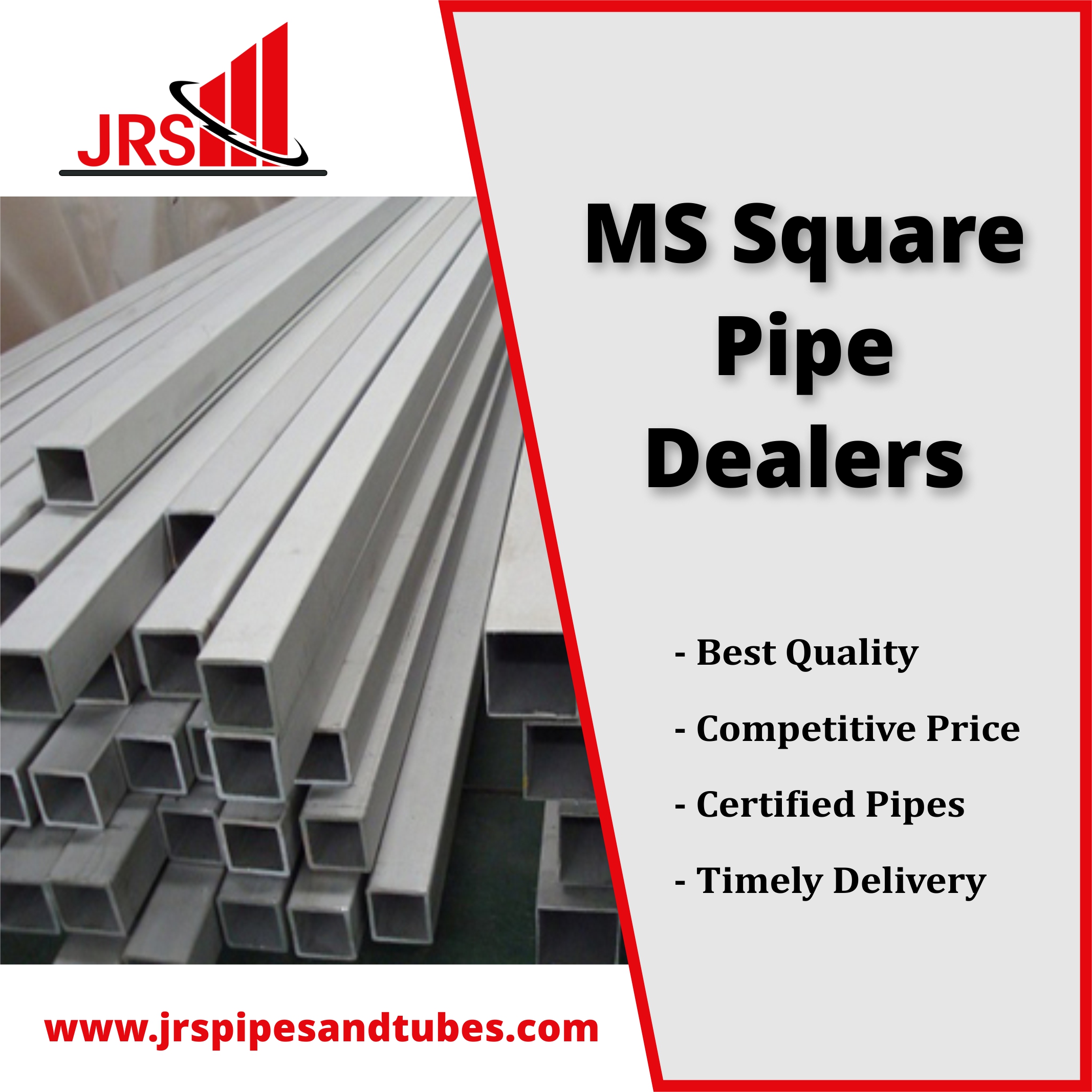 MS Square Pipe Manufacturer from Uttar Pardesh